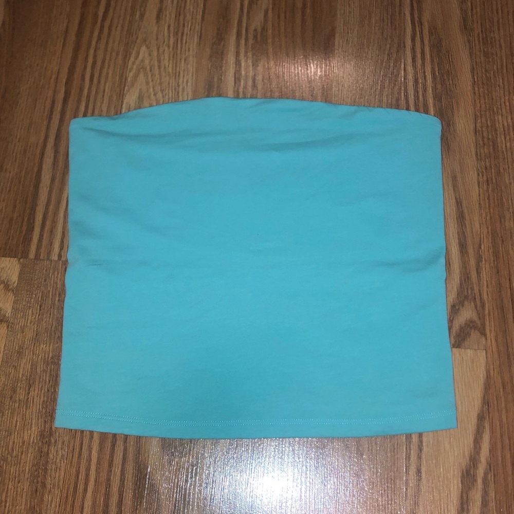 American Eagle Blue/Green Tube Top NWOT